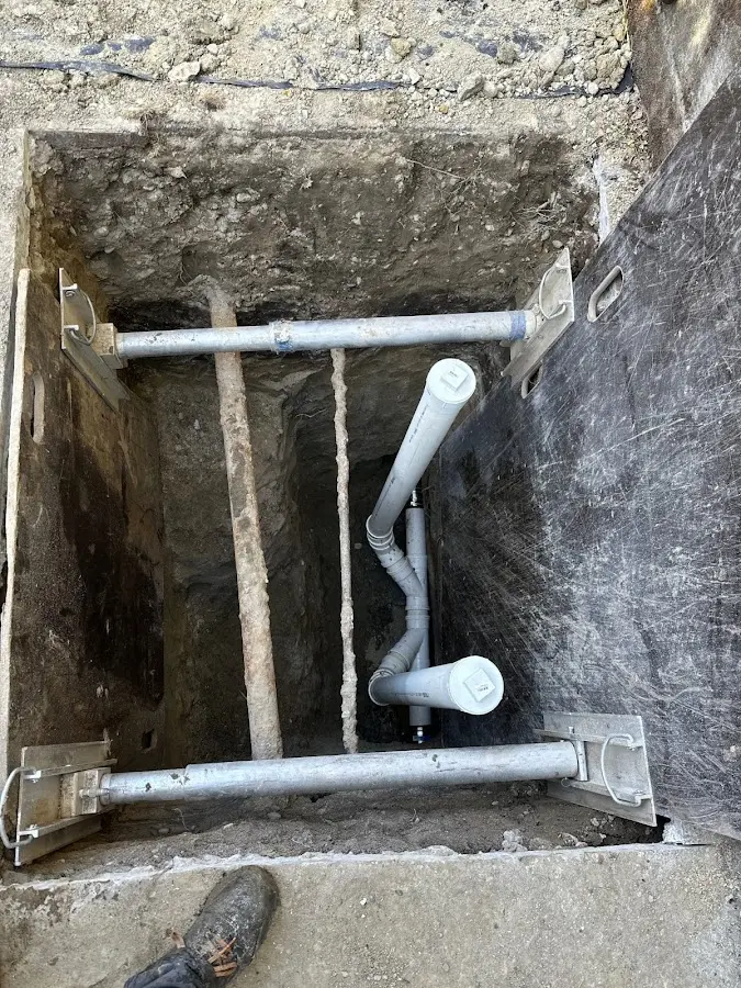 Experienced plumber completing Gas Line Repair work in Crandall
